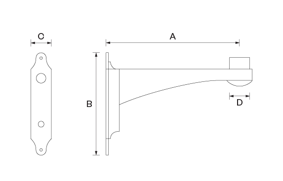 dww website dimensioned drawings plain cast base