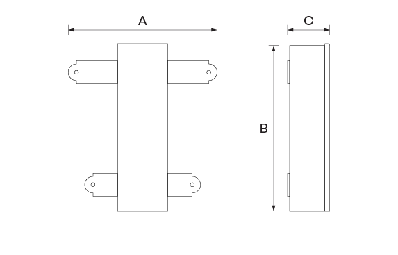 dww website dimensioned drawings wall box bracket2