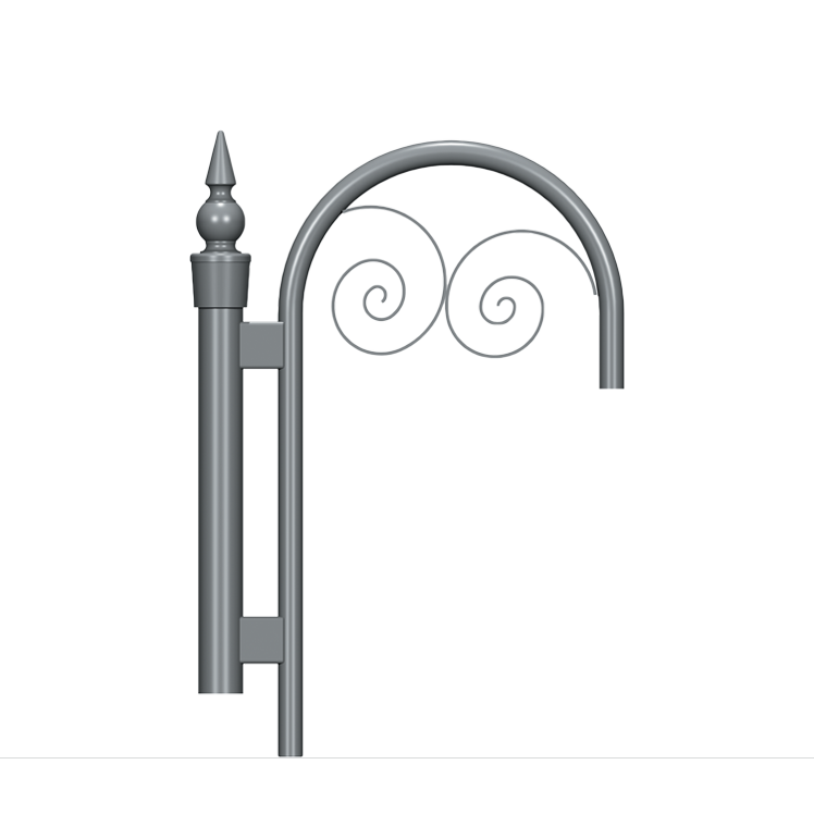 Arc Scroll Column bracket Product image 748x748px