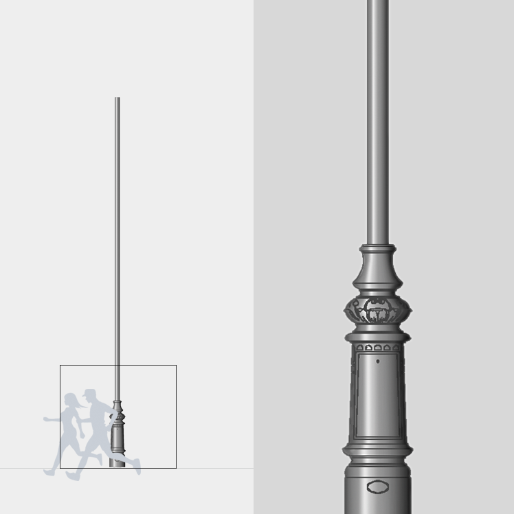 Cambridge 10m Standard Column Product image 748x748px