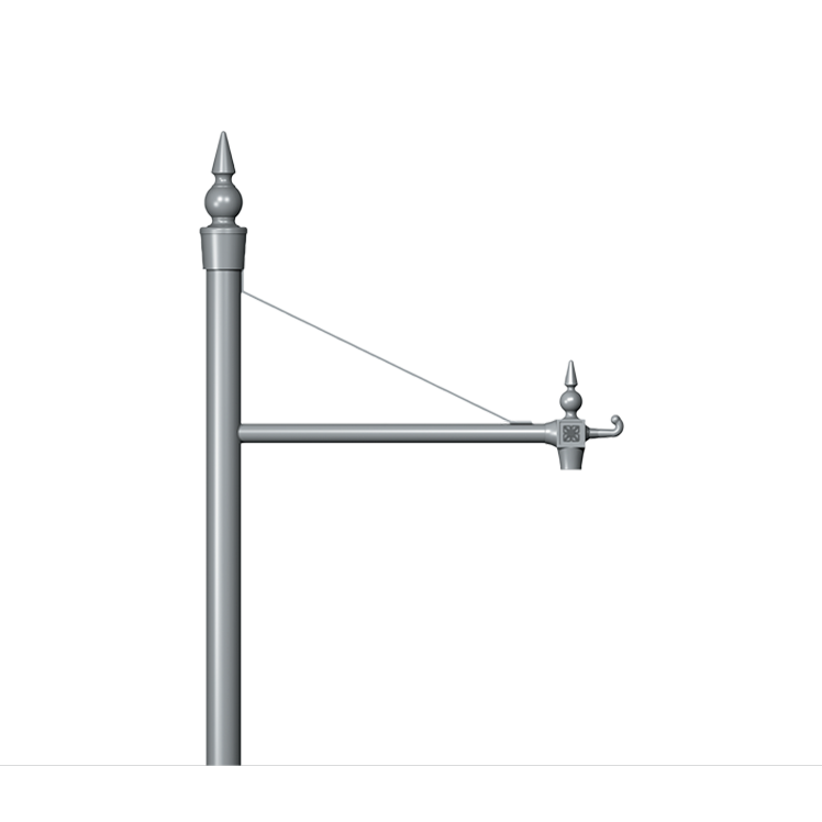 Linear Traditional Braced Column bracket Product image 748x748px